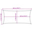 Arson Sunshade Sail 160 G/M² Anthracite 2X4.5 M HDPE-107651337-107651334