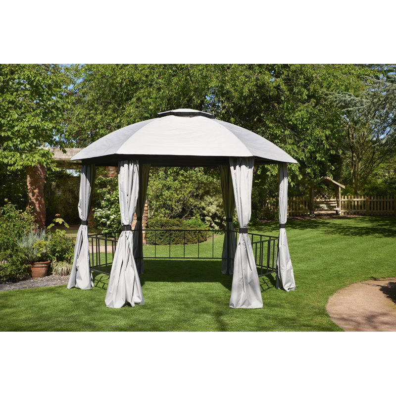 Rashee 3m x 3m Steel Patio Gazebo