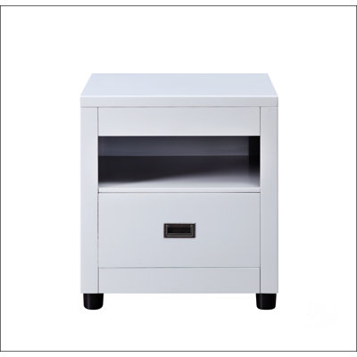 Eleanor Dove Grey Finish End Table
