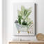 Plant Bath I - Toile tendue avec châssis de qualité supérieure - prête à être accrochée-2141452576