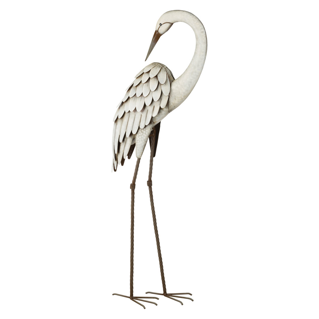 Egret Decor - Preening Regal Art & Gift