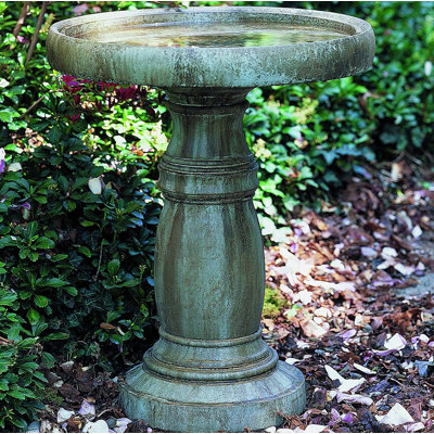 Concrete Pedestal Birdbath