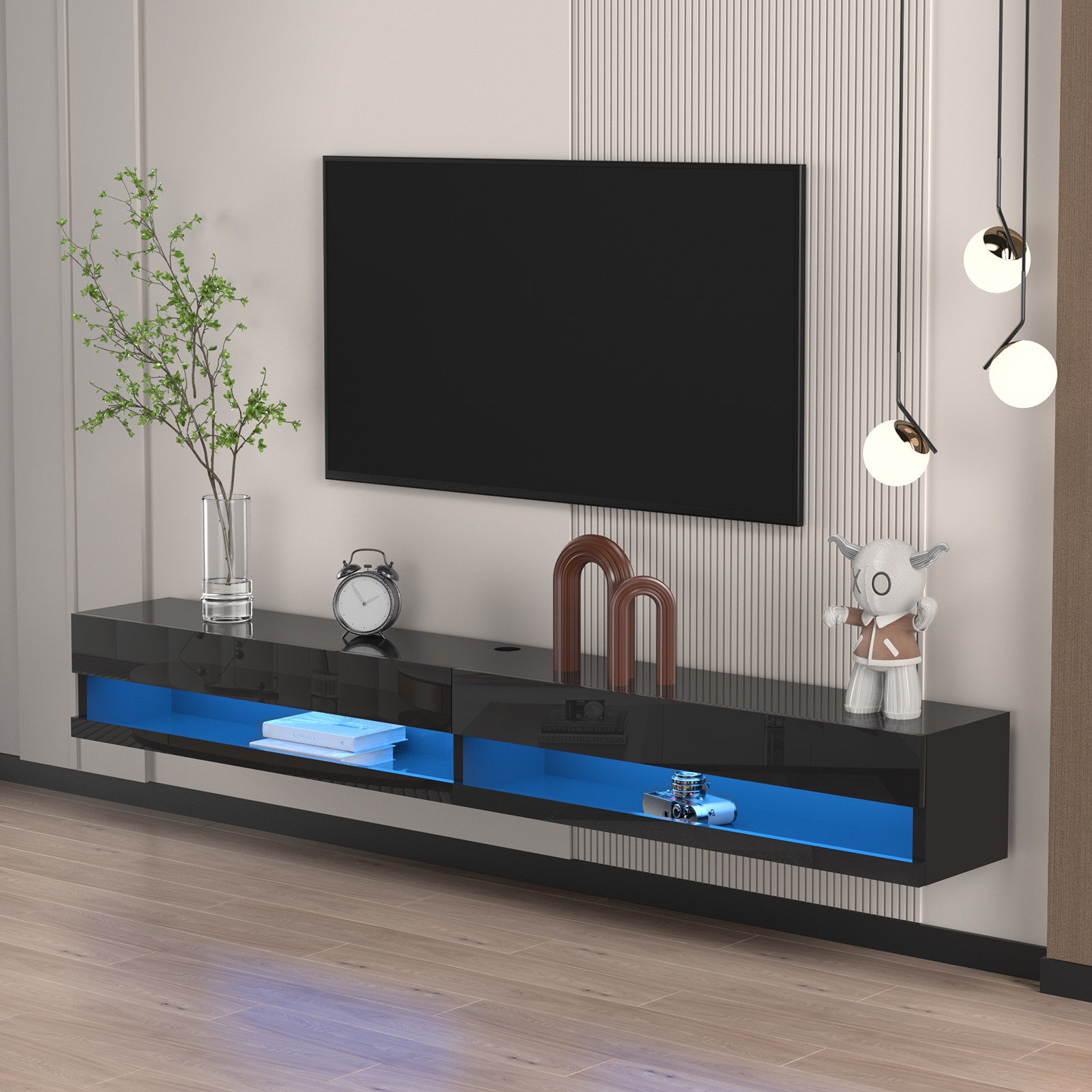 Ivy Bronx Milosz Floating TV Stand for TVs up to 78