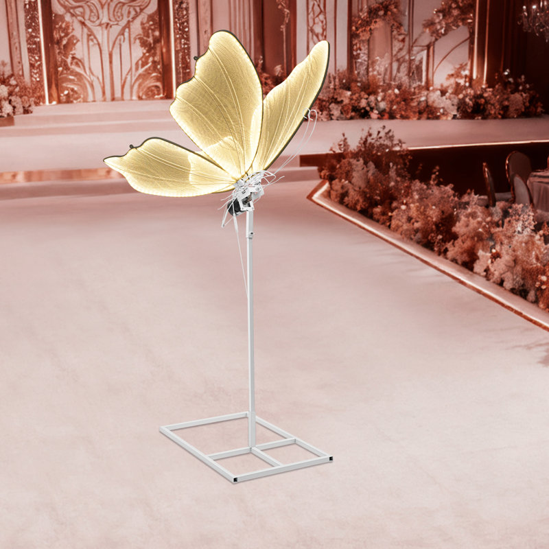 Lampe sur pied 31,5 pouces Modern, Argenté chaud