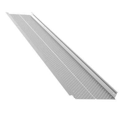 Protecteurs de gouttière en aluminium de qualité supérieure - Système de filtre à feuilles bricolage de 104 pi avec filet de 4 mm pour gouttières sans colmatage