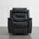Puspha 37'' W Modern Vegan Leather Swivel Manual Recliner