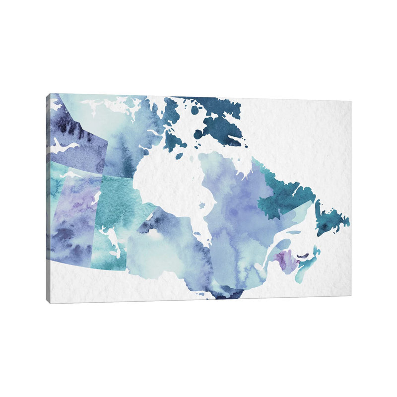 Ikat by PI Galerie - Wrapped Canvas Painting, 20.32 cm H x 30.48 cm W