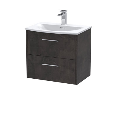 Juno 600mm Single Bathroom Vanity with Integrated Vitreous China Basin