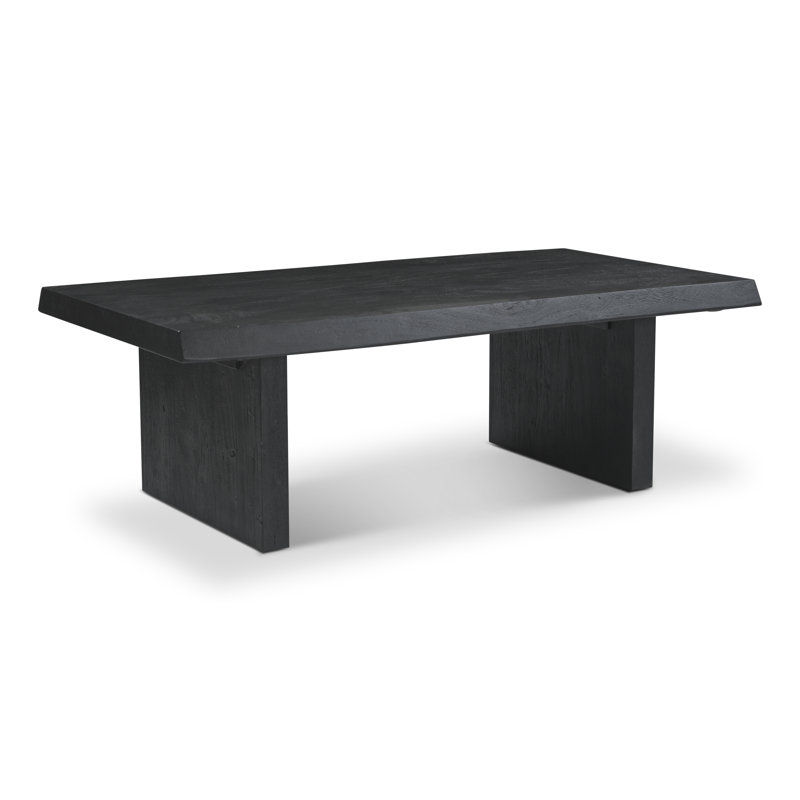 Table basse en bois massif Colin, Ébène