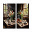 «Rustic Morning» - ensemble de 2 impressions sur toile déjeuner-125255633-125255637