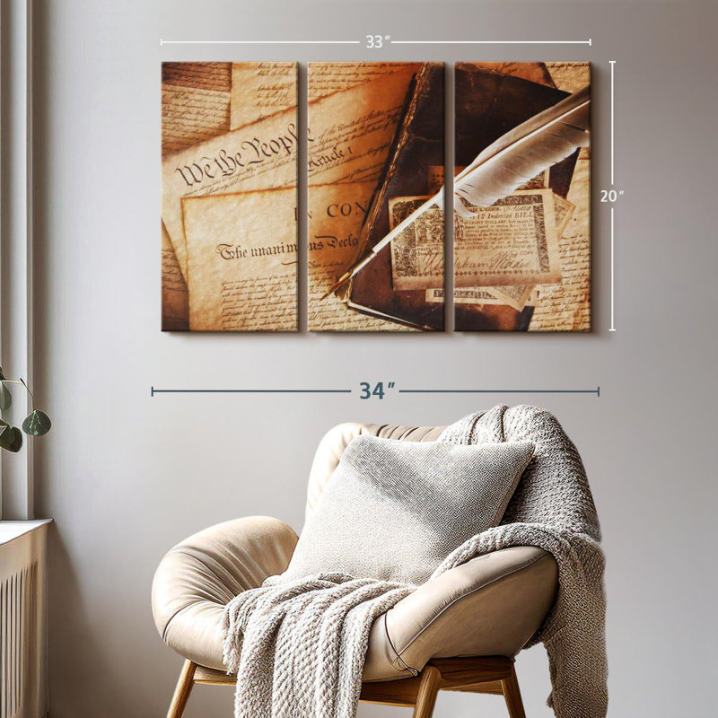 «Quill», sur, H 20 po x l 33 po x P 1,25 po