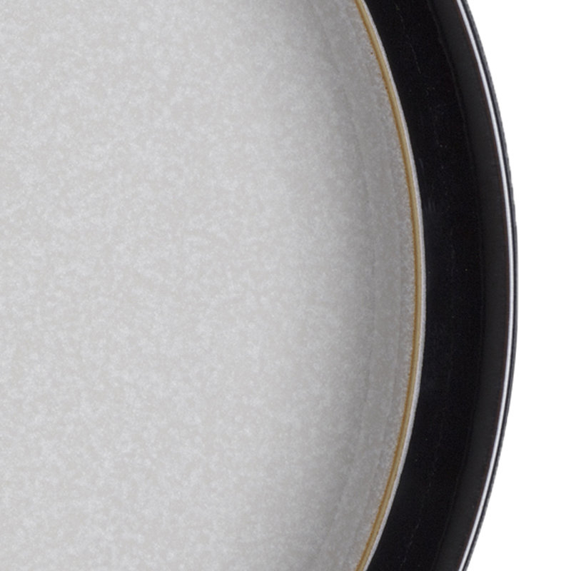 Assiette moyenne Elements, Noir