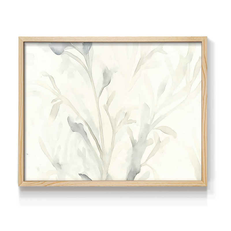 Série florale-11 - reproduction encadrée, H 8 po x l 10 po, Naturel