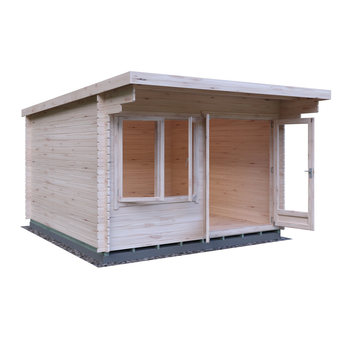 Stalter 12 x 12 Ft. Tongue & Groove Log Cabin