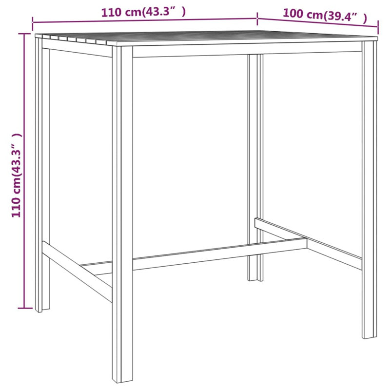 Huppert 8 - Person Patio Dining Set with Rectangular Table