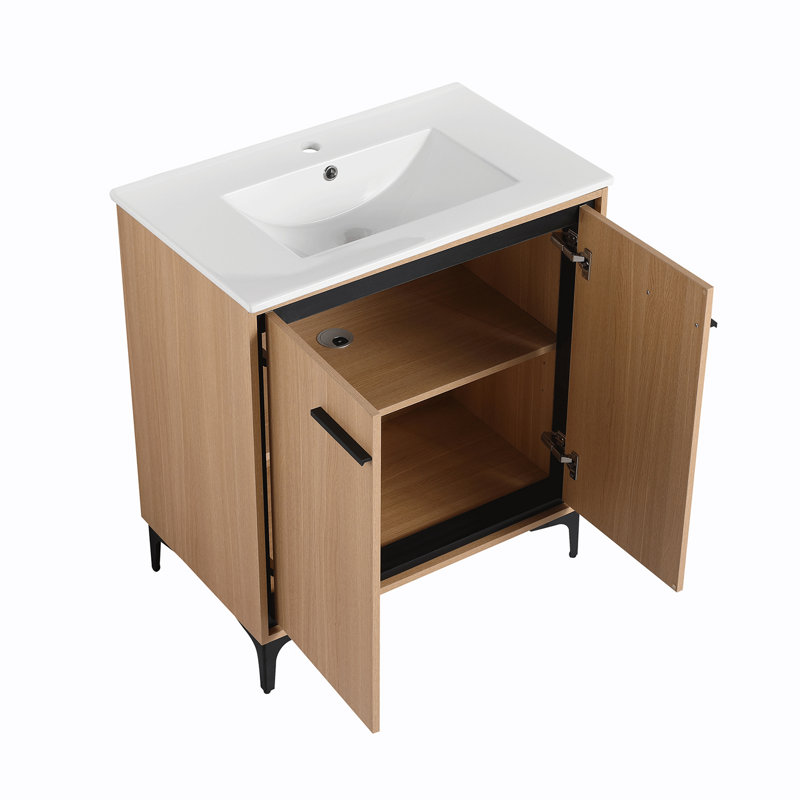 Base de meuble-lavabo 30 "avec lavabo