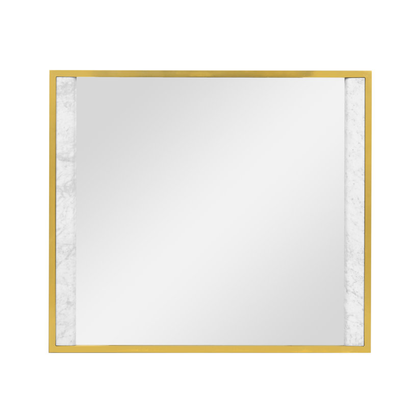 Fusion Flat Marble Wall Mirror