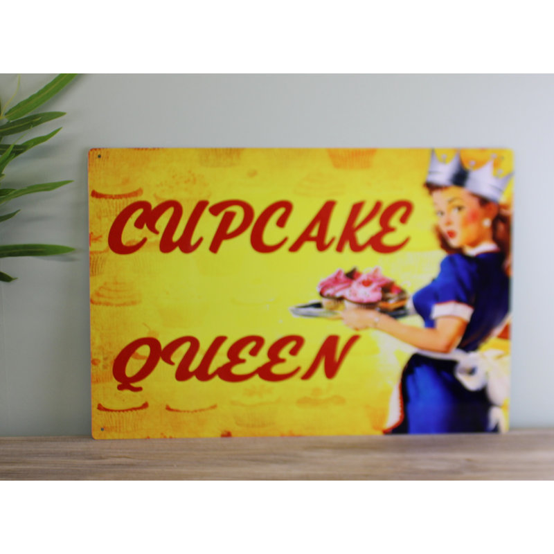 Pin up Girl, Cupcake Queen Sign