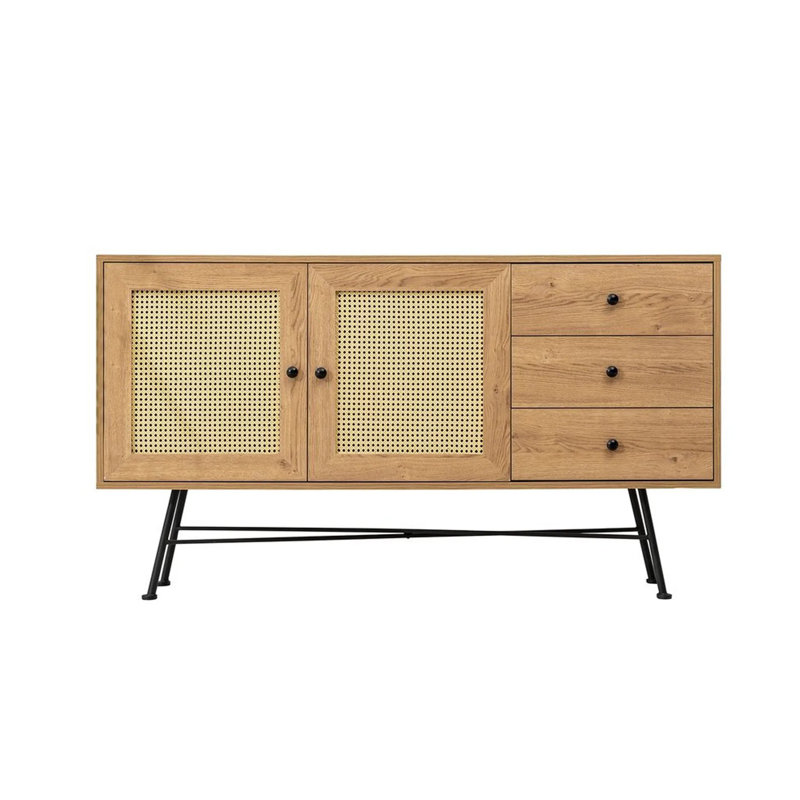Howard 90cm Console Table, 160cm H x 90cm W x 40cm D, Natural