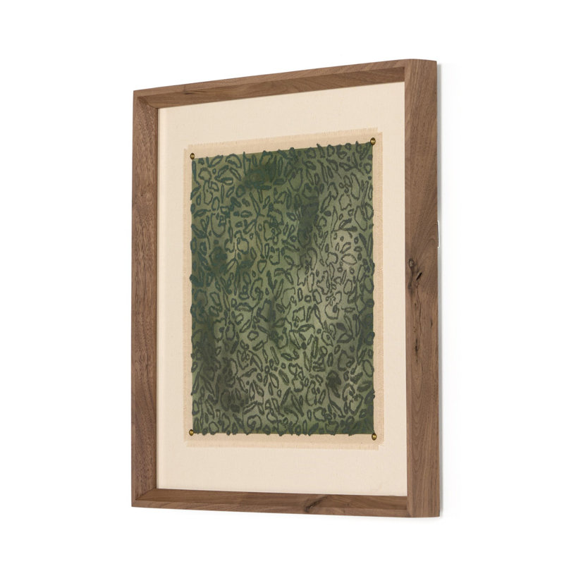 Green Glimmer Painting by Laurel-Dawn Latshaw, 48" H x 48" W