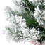 Flocked Angel Pine Artificial Mini Christmas Tree - 19" - Unlit