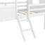 Twin Size Low Loft Wood House Bed With Two Side Windows-824115823