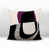 Mauve / noir / blanc cassé