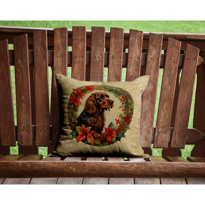 Coussin Christmas, 14 po x 14 po, Carré