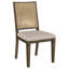 Ensemble de chaises d'appoint à dossier en rotin Stewart (ensemble de 2)