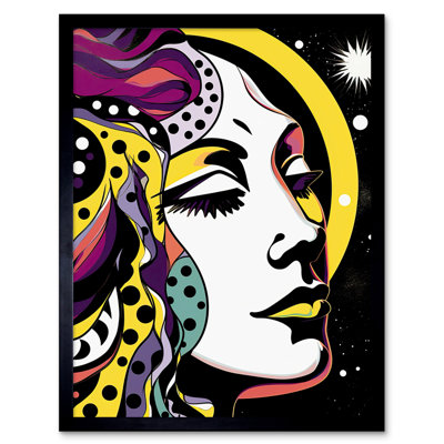 Colligan New Moon New Beginnings Comic Book Style Patterns - Single Picture Frame Print