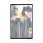 Toile encadrée de bois rustique foncé