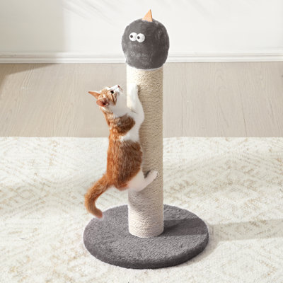 22" Monster-Shaped Cat Scratching Post – Durable Sisal Scratch Post For Large Cats & Kittens