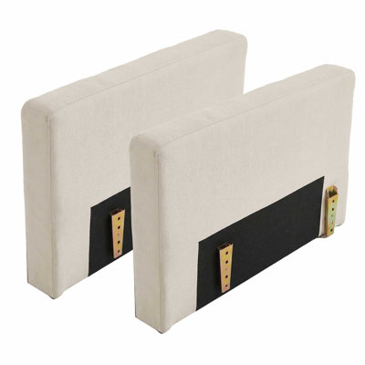 Ensemble de 2 accoudoirs en chenille