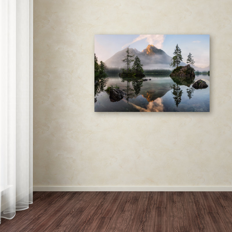 Daniel F 'Natures Awakening' Framed Canvas Art, 27" x 33"