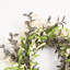Couronne de fleurs artificielles 24 po pour porte d'entrée 24 po