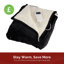 CosySnug Luxury Heated Throw Soft Flannel and Plush Teddy Fleece-2044058516-2044058518