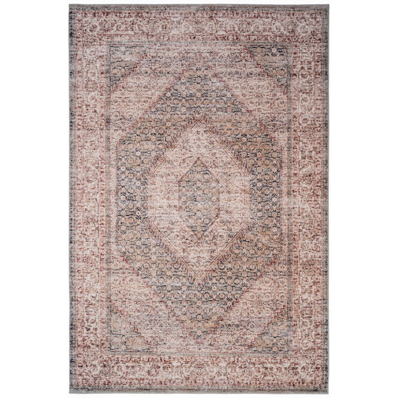 Performance Wool Oriental Indoor Rug, Rectangle 5'3" x 7'6"
