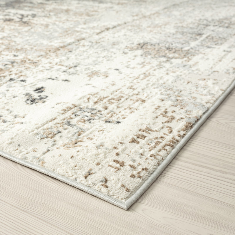 Broshous Area Rug in Gray, Rectangle 8'6" x 11'6"