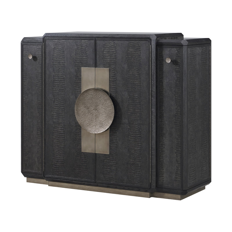 Spencer St. James Bar Cabinet, Onyx