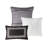 King Comforter - Grey/Taupe Hidden Zipper Size Bedding Flame Retardant