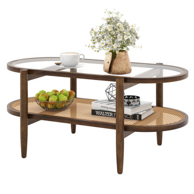 Ajayla Four Leg Coffee Table with Storage