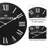 Round French Country Oversized Shiplap Farmhouse Wall Clock-658259607