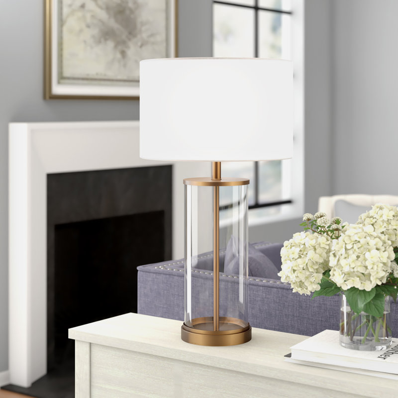 Rowan Table Lamp, Antique Brass