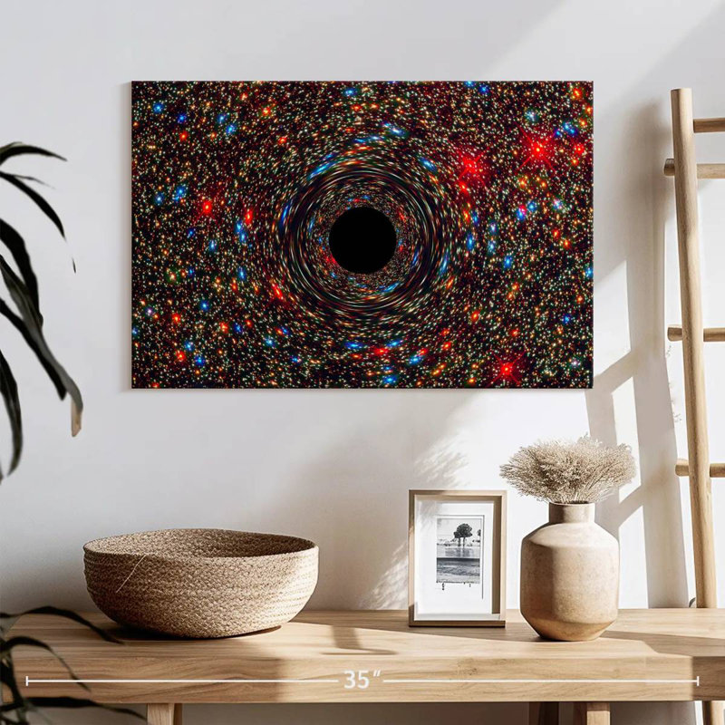 Trou noir Oberle Galaxy M87, H 16 po x l 24 po
