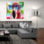 Art mural en verre «Flamingo Sun lunettes» par Rey Klimt-2082266766