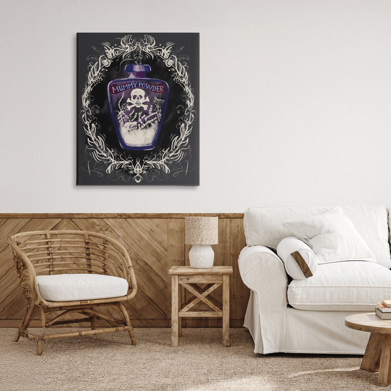 Toile «Mummy Poudre Jar», conception par Connie Summers, H 30 po x l 24 po