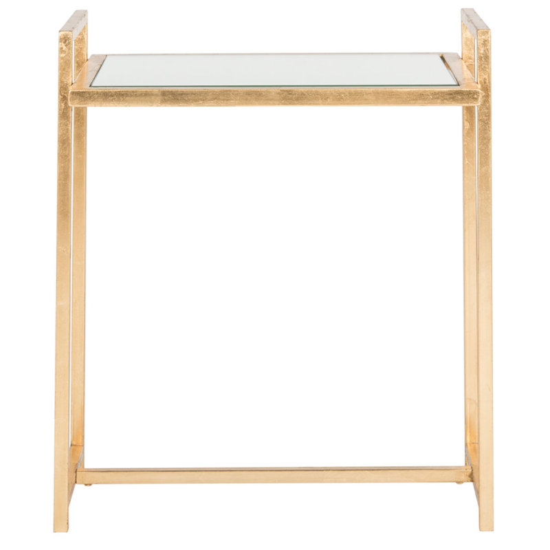 Glass Top End Table