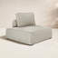 Chaise d'extérieur en grège texturé Mirri
