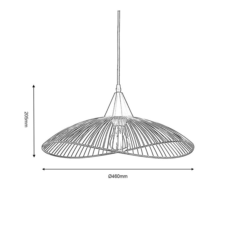 Mansfield 1 - Light Dome Pendant, Gold