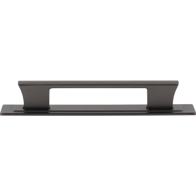 Zander 12" Center To Center Bar Pull, 5 1/16", Slate